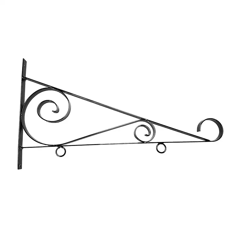Modern scroll sign bracket