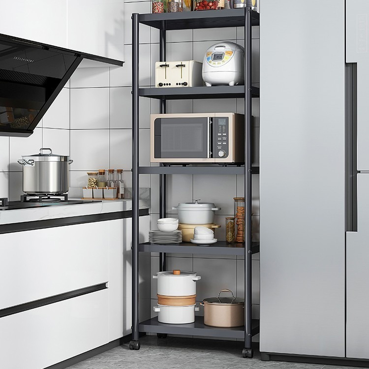 Metal kitchen shelf storage shelf snack rack