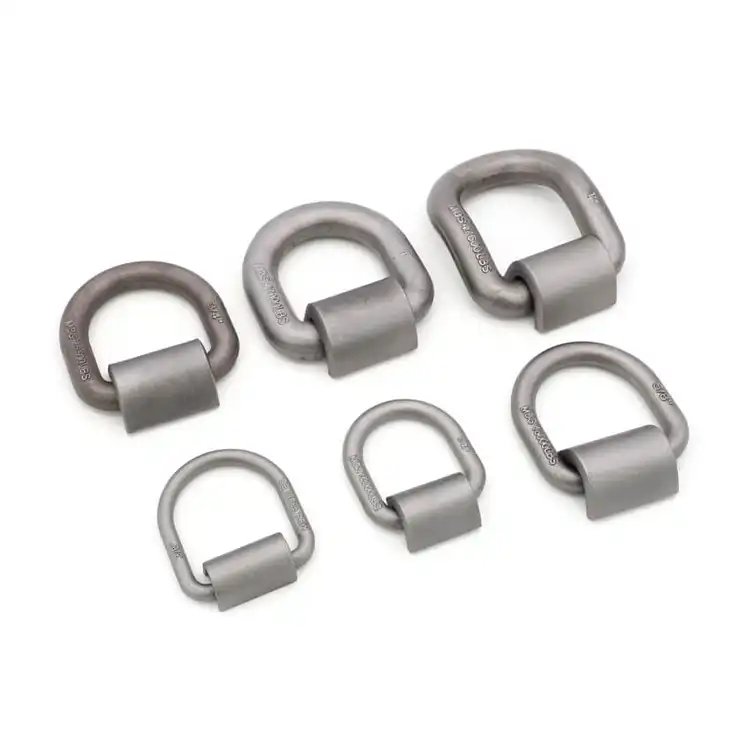 Drop Forged Steel Lashing Bend D Ring with Plate