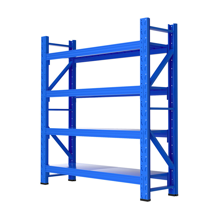 Storage shelf steel frame commercial bearing rack