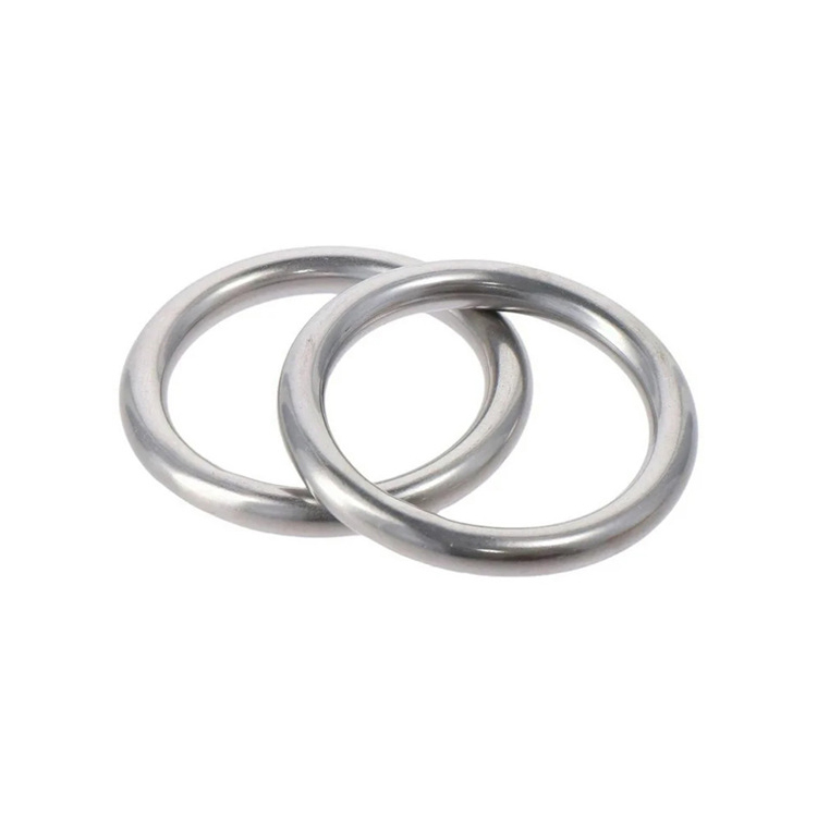 Seamlessly welded stainless steel ring O-ring