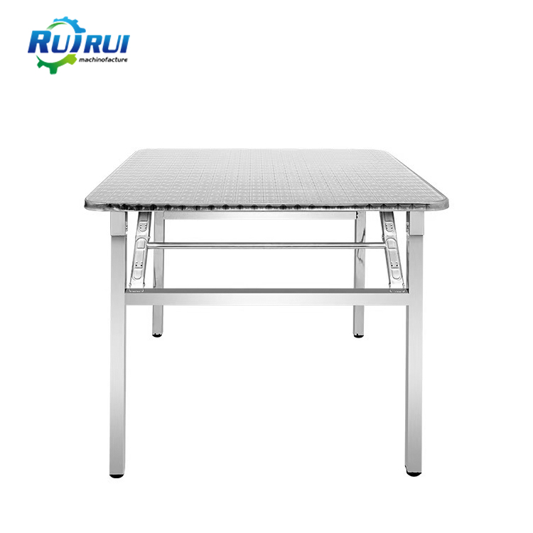 Outdoor portable camping stainless steel folding table
