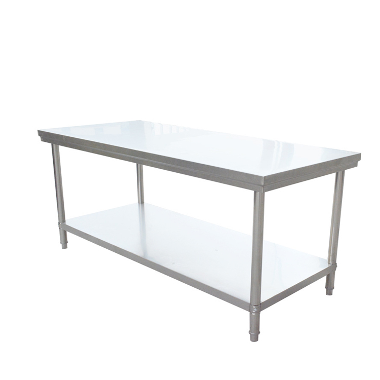 Stainless steel folding table commercial stall